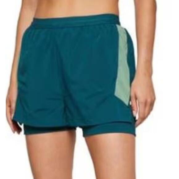 Fourlaps Womens Performance Running Athletic Lined Command Shorts - Picture 1 of 8